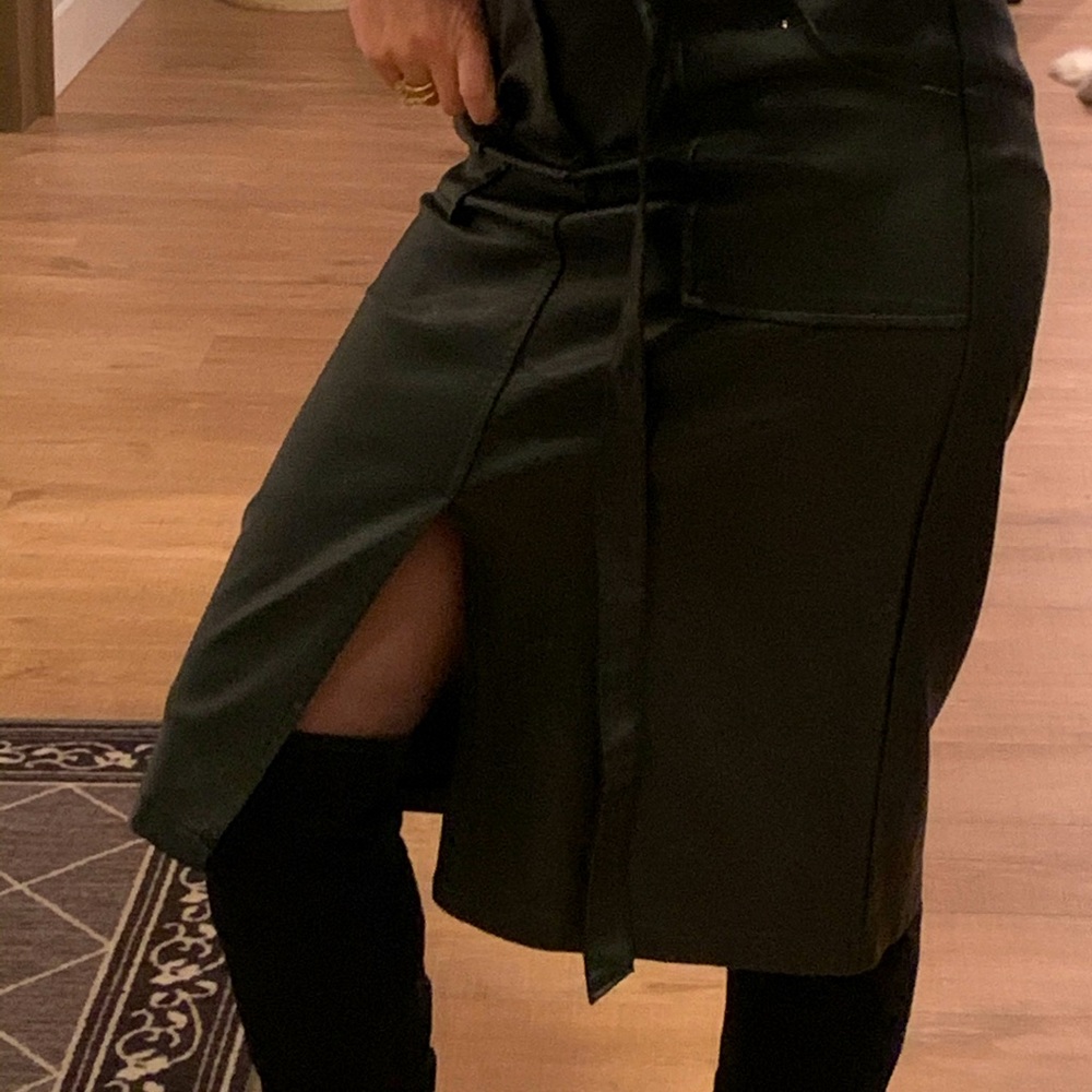 Eco leather skirt, Black, Great quality - Picture 1 of 2